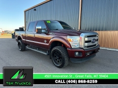 Used 2016 Ford Super Duty F-350 4WD Crew Cab Platinum SRW at T&K TruckCo near Great Falls, MT