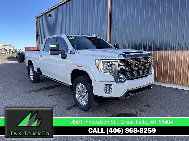 Used 2021  GMC Sierra 3500HD 4WD Crew Cab 159" Denali Dsl at T&K TruckCo near Great Falls, MT