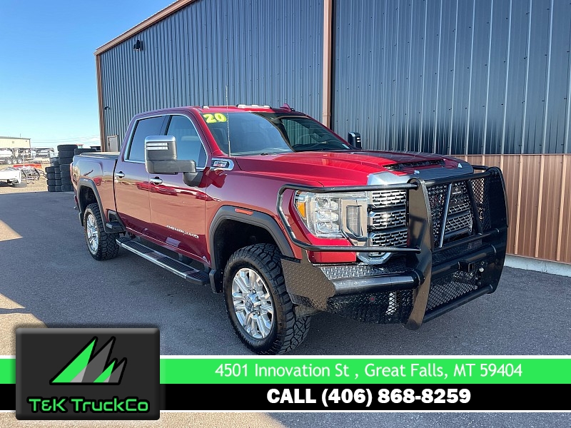 Used 2020  GMC Sierra 3500 4WD Crew Cab Denali SRW Dsl at T&K TruckCo near Great Falls, MT