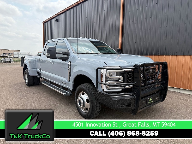 Used 2024  Ford Super Duty F-350 4WD LARIAT Crew Cab DRW 8' Box at T&K TruckCo near Great Falls&comma; MT