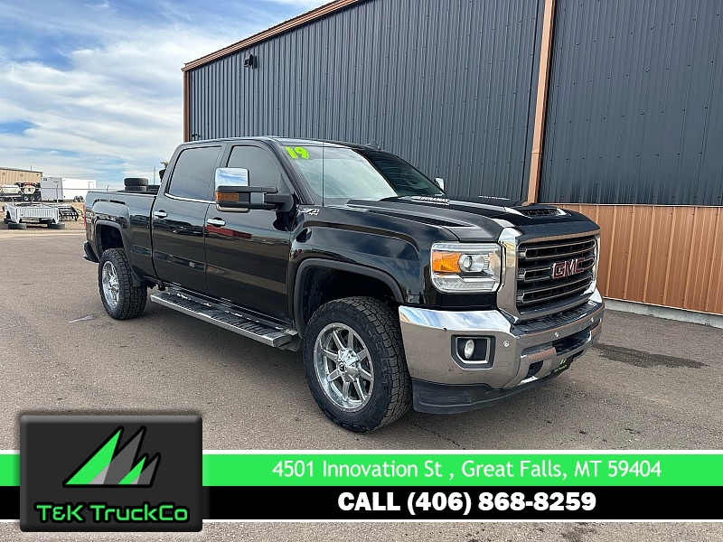 Used 2019  GMC Sierra 2500 4WD Crew Cab SLT at T&K TruckCo near Great Falls, MT