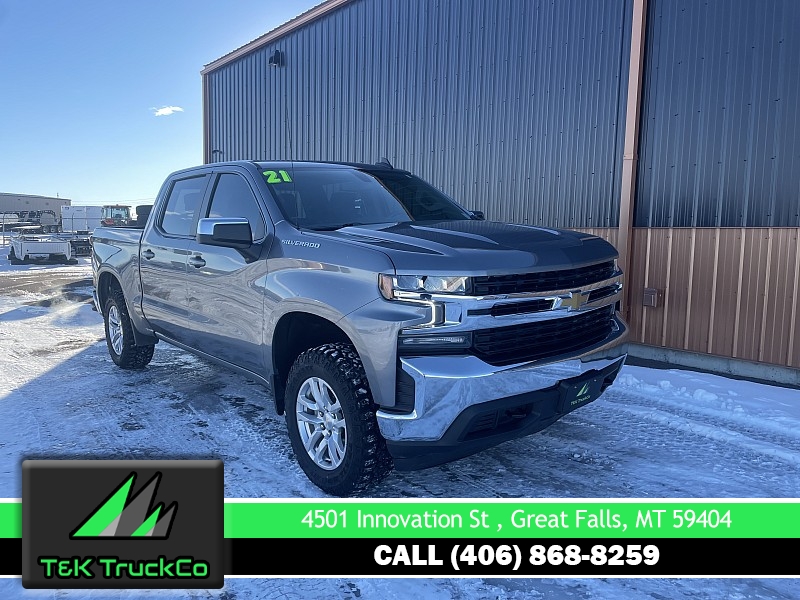 Used 2021  Chevrolet Silverado 1500 4WD Crew Cab 147" LT at T&K TruckCo near Great Falls, MT