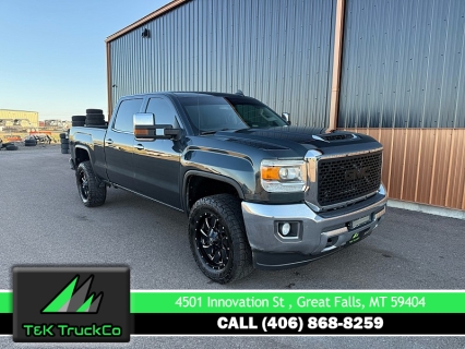 Used 2018 GMC Sierra 3500 4WD Crew Cab SLT SRW at T&K TruckCo near Great Falls, MT