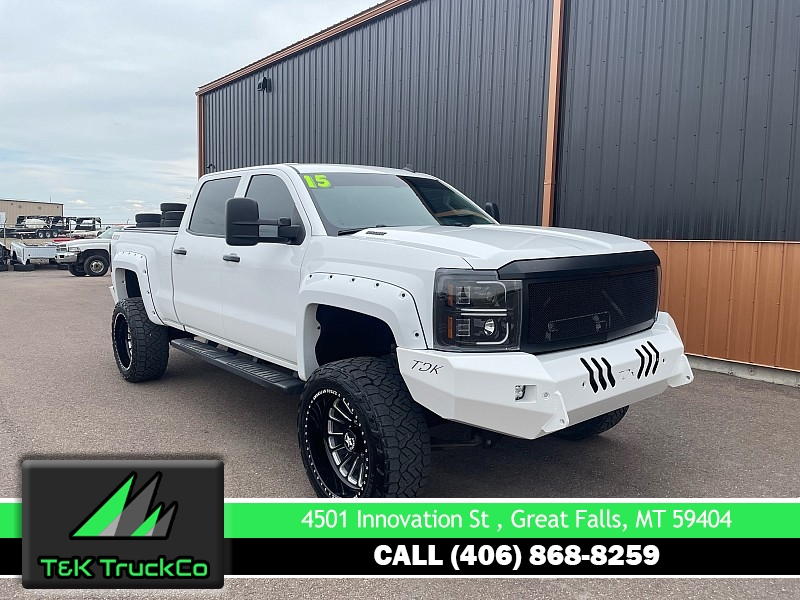 Used 2015 Chevrolet Silverado 2500 4WD Crew Cab LTZ Duramax Plus at T&K TruckCo near Great Falls, MT