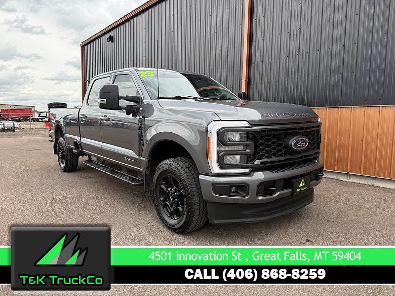 Used 2023  Ford Super Duty F-350 4WD XLT Crew Cab SRW 8' Box at T&K TruckCo near Great Falls&comma; MT