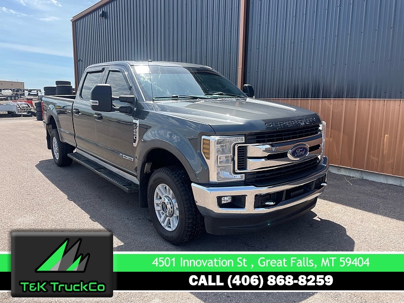 Used 2019  Ford Super Duty F-250 4WD Crew Cab XLT Longbed at T&K TruckCo near Great Falls, MT