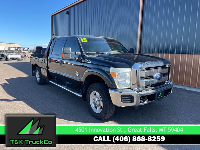 Used 2015 Ford Super Duty F-350 4WD Crew Cab XLT SRW Longbed at T&K TruckCo near Great Falls, MT