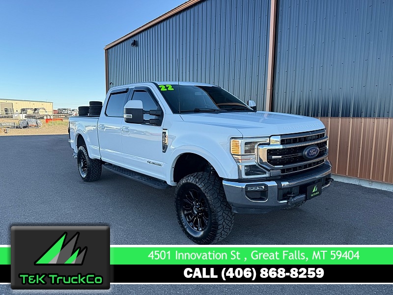 Used 2022  Ford Super Duty F-250 4WD LARIAT SuperCab SRW 6.75' Box at T&K TruckCo near Great Falls, MT