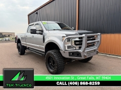  2021 Ford Super Duty F-350 4WD LARIAT Crew Cab SRW 8' Box at T&K TruckCo near Great Falls, MT