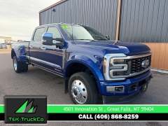  2026 Ford Super Duty F-450 4WD Platinum Crew Cab DRW 8' Box at T&K TruckCo near Great Falls, MT