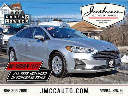 Used 2019 Ford Fusion 4d Sedan FWD S at Joshua Motor Company near Pennsauken, NJ