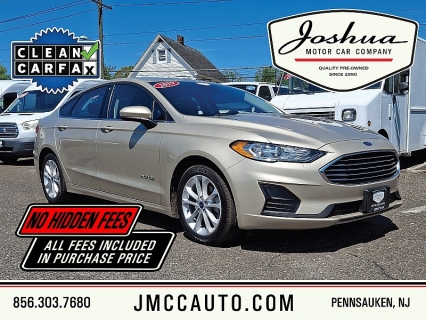 Used 2019 Ford Fusion Hybrid 4d Sedan FWD SE at Joshua Motor Company near Pennsauken, NJ