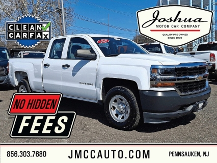 Used 2018 Chevrolet Silverado 1500 2WD Double Cab Work Truck at Joshua Motor Company near Pennsauken, NJ