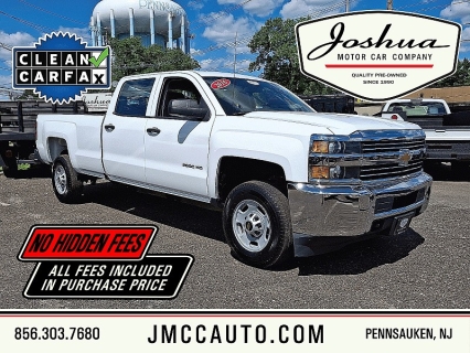 Used 2016 Chevrolet Silverado 2500 2WD Crew Cab Work Truck Longbed at Joshua Motor Company near Pennsauken, NJ