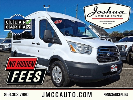 Used 2015 Ford Transit 350 Passenger Wagon Med Roof Wagon XL at Joshua Motor Company near Pennsauken, NJ
