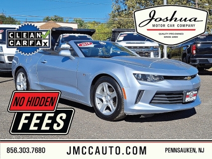 Used 2018 Chevrolet Camaro 2d Convertible LT1 Turbo at Joshua Motor Company near Pennsauken, NJ