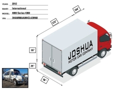 Used 2012  International DuraStar Medium Duty 4300 Regular Cab at Joshua Motor Company near Pennsauken, NJ