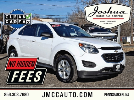 Used 2017 Chevrolet Equinox 4d SUV FWD LS at Joshua Motor Company near Pennsauken, NJ