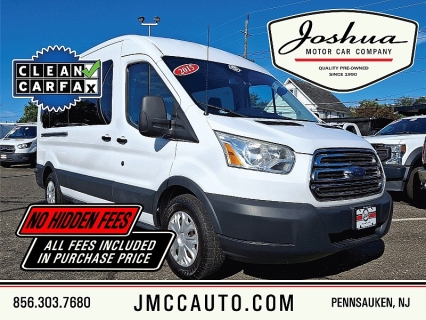 Used 2015 Ford Transit 350 Passenger Wagon Med Roof Wagon XL at Joshua Motor Company near Pennsauken, NJ