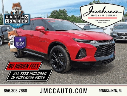 Used 2019 Chevrolet Blazer 4d SUV AWD RS at Joshua Motor Company near Pennsauken, NJ