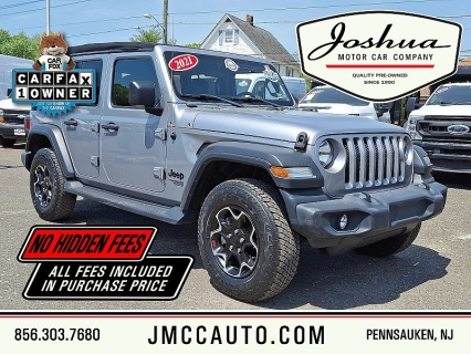 Used 2021 Jeep Wrangler Unlimited Sport S 4x4 at Joshua Motor Company near Pennsauken, NJ