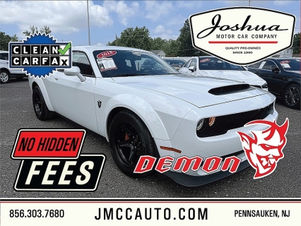 Used 2018 Dodge Challenger 2d Coupe SRT Demon at Joshua Motor Company near Pennsauken, NJ
