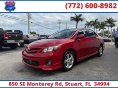Used 2013  Toyota Corolla 4d Sedan S Auto at Victory Auto Store near Stuart&comma; FL