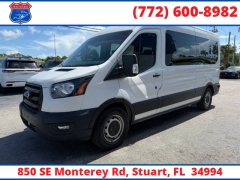 Used 2020  Ford Transit Passenger Wagon T-350 148" Med Roof RWD at Victory Auto Store near Stuart&comma; FL