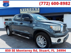 Used 2010  Toyota Tundra 4WD CrewMax 5&period;7L FFV at Victory Auto Store near Stuart&comma; FL