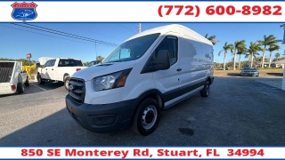 Used 2020  Ford Transit Cargo Van T-250 Med Rf 9070 GVWR RWD at Victory Auto Store near Stuart&comma; FL