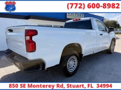 Used 2020  Chevrolet Silverado 1500 2WD Reg Cab Work Truck Longbed at Victory Auto Store near Stuart&comma; FL