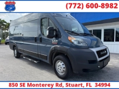 Used 2019  Ram ProMaster Cargo Van 3500 High Roof Ext Van 159" WB at Victory Auto Store near Stuart&comma; FL