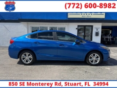 Used 2017  Chevrolet Cruze 4d Sedan LT Auto at Victory Auto Store near Stuart&comma; FL