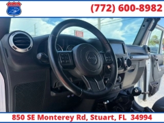 Used 2016  Jeep Wrangler Unlimited 4WD 4dr Sahara at Victory Auto Store near Stuart&comma; FL