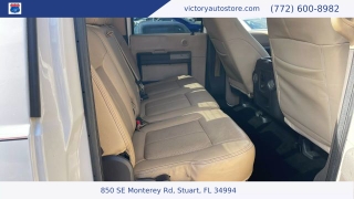 Used 2015 Ford Super Duty F-350 4WD Crew Cab Platinum DRW Longbed at Victory Auto Store near Stuart, FL