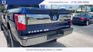Used 2018 Nissan Titan XD 4x4 Gas Crew Cab Platinum Reserve at Victory Auto Store near Stuart, FL