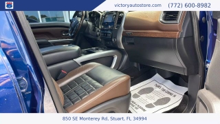 Used 2018 Nissan Titan XD 4x4 Gas Crew Cab Platinum Reserve at Victory Auto Store near Stuart, FL