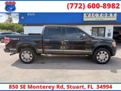 Used 2010  Ford F-150 4WD Supercrew Lariat 5 1&sol;2 at Victory Auto Store near Stuart&comma; FL