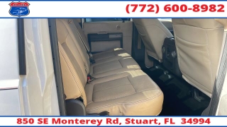 Used 2015  Ford Super Duty F-350 4WD Crew Cab Platinum DRW Longbed at Victory Auto Store near Stuart, FL