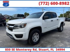 Used 2019  Chevrolet Colorado 4WD Crew Cab 128&period;3" Work Truck at Victory Auto Store near Stuart&comma; FL