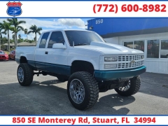 Used 1993  Chevrolet K1500 Pickup 4WD Ext Cab Silverado Longbed at Victory Auto Store near Stuart&comma; FL