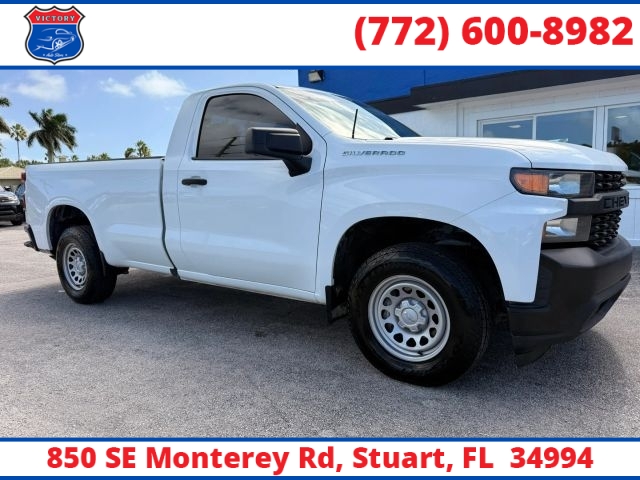 Used 2020  Chevrolet Silverado 1500 2WD Reg Cab Work Truck Longbed at Victory Auto Store near Stuart&comma; FL