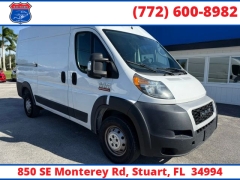 Used 2019  Ram ProMaster Cargo Van 1500 High Roof Van 136" WB at Victory Auto Store near Stuart&comma; FL
