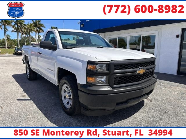 Used 2014  Chevrolet Silverado 1500 2WD Reg Cab 133&period;0" Work Truck w&sol;1WT at Victory Auto Store near Stuart&comma; FL