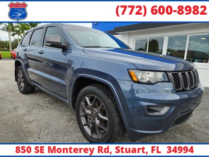 Used 2021 Jeep Grand Cherokee 80th Anniversary 4x2 at Victory Auto Store near Stuart, FL