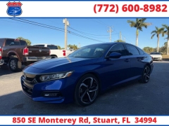 Used 2019  Honda Accord Sedan 4d Sport 1&period;5L CVT at Victory Auto Store near Stuart&comma; FL