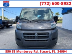 Used 2018  Ram ProMaster Cargo Van 1500 High Roof Van 136" WB at Victory Auto Store near Stuart&comma; FL