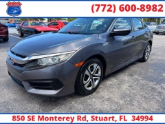 Used 2018  Honda Civic Sedan 4d LX CVT at Victory Auto Store near Stuart&comma; FL