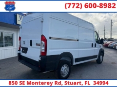 Used 2019  Ram ProMaster Cargo Van 1500 High Roof Van 136" WB at Victory Auto Store near Stuart&comma; FL
