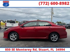 Used 2013  Toyota Corolla 4d Sedan S Auto at Victory Auto Store near Stuart&comma; FL